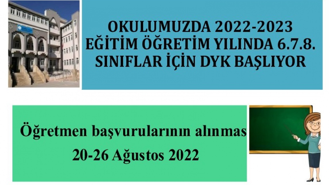 2022-2023 DYK BAŞLIYOR